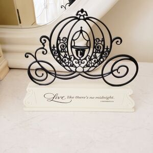 Disney Metal Cinderella Carriage Decor